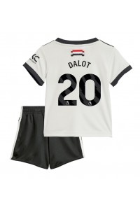 Fotbalové Dres Manchester United Diogo Dalot #20 Dětské Třetí Oblečení 2024-25 Krátký Rukáv (+ trenýrky)